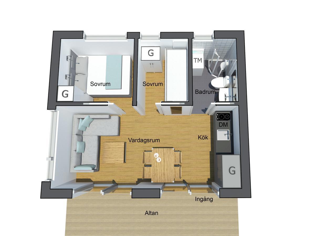 Kostergarden Apartman Sydkoster Szoba fotó